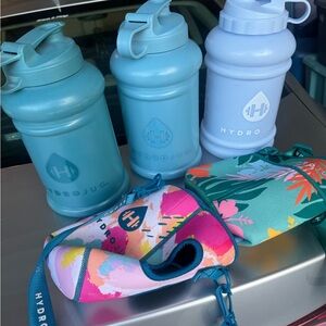 HydroJug Bottles with Sleeves set